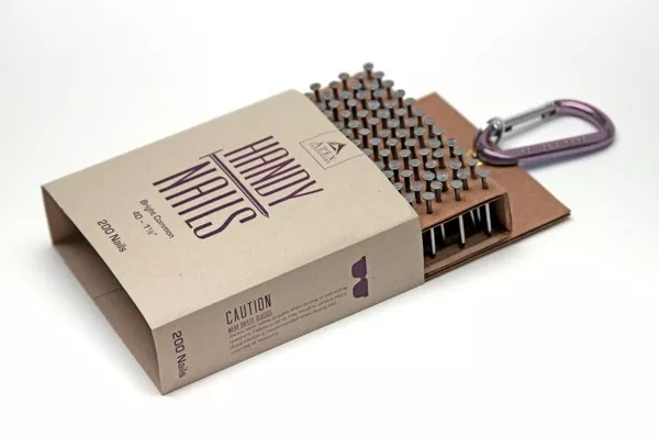 Attractive packaging for nails